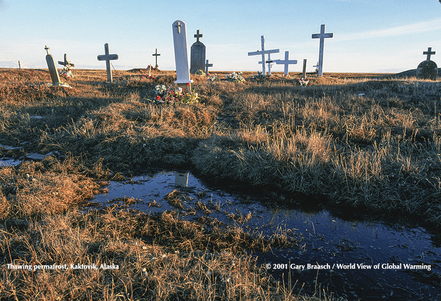 The cemetary at Kaktovik.