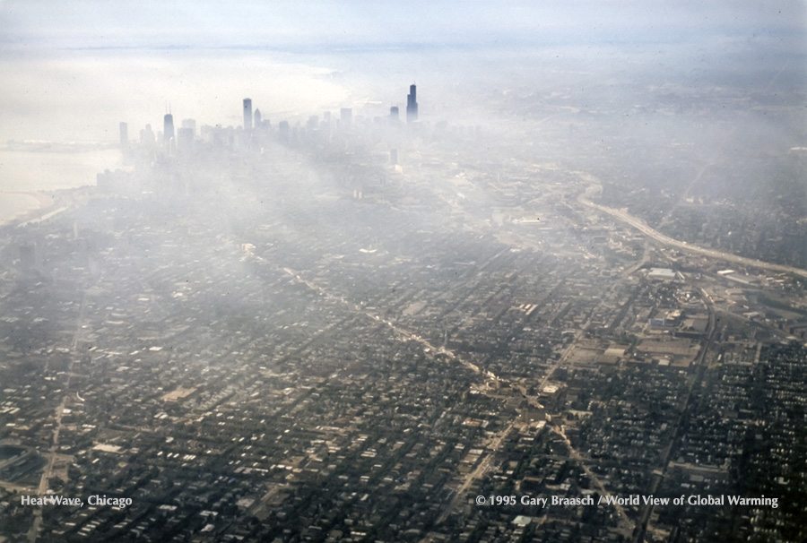 climate changeCities Communities climate pollution. Chicago during 1995 heat wave emergency