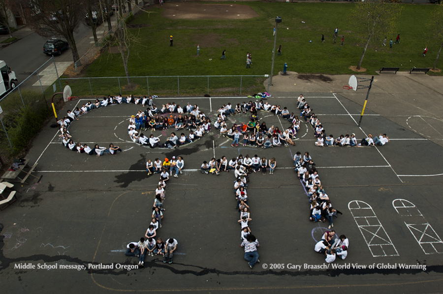 Climate message from the kids at Sunnyside School, Portland Oregon: &quot;Cool It!&quot;