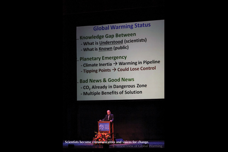 Dr. James Hansen, ex-NASA climate scientist increasingly speaking out about dangers he revealed as a scientist. See Science -- Scientists.