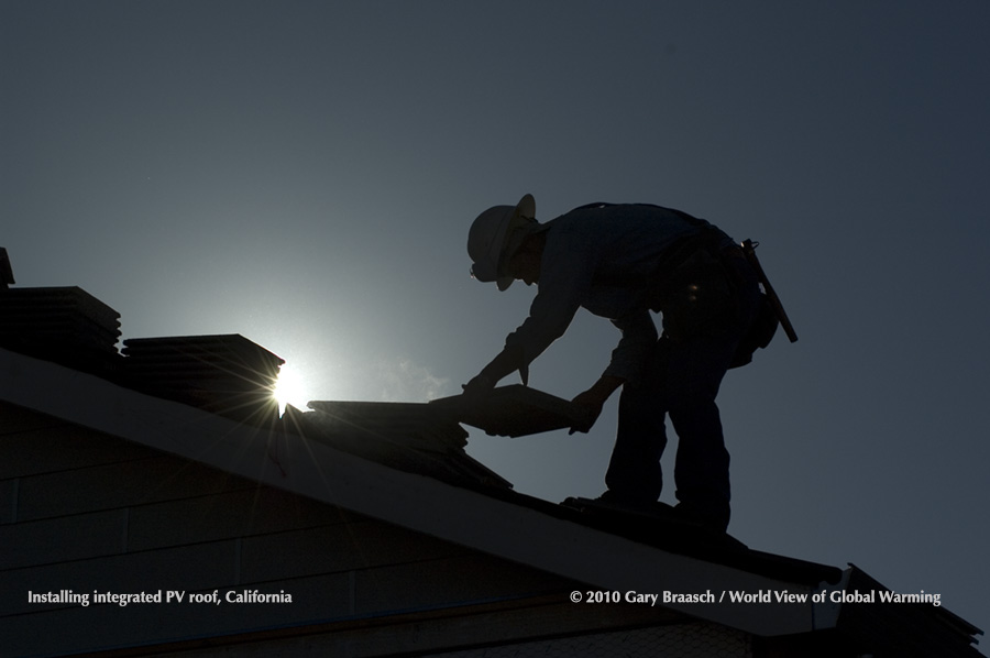 panels on roof