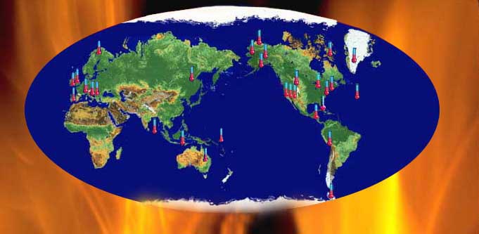 climatic zones of world. World View of Global Warming