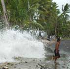 Ocean inundates island nations